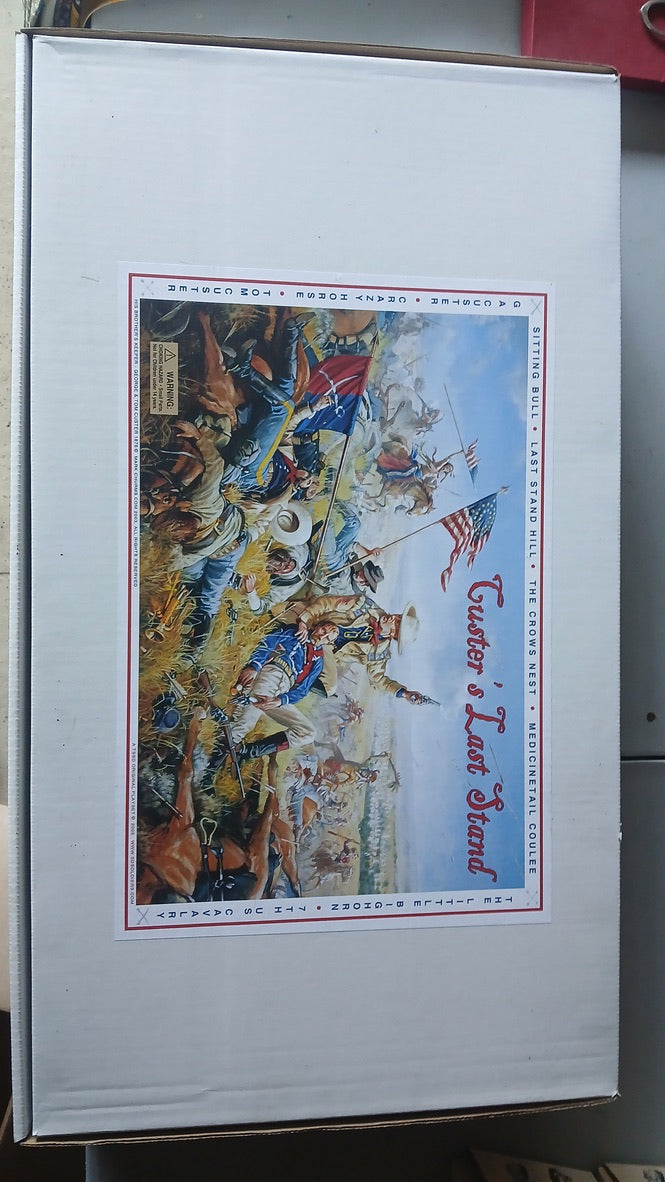 Custer's Last Stand vintage historical board game box
