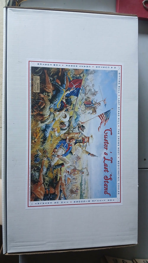 Custer's Last Stand vintage historical board game box